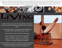 Tablet Screenshot of livingcentrosportivo.com